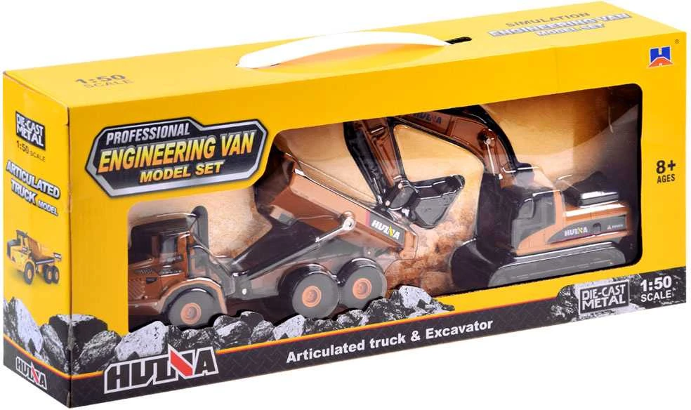 Jokomisiada Metal excavator + tipper set models ZA3910