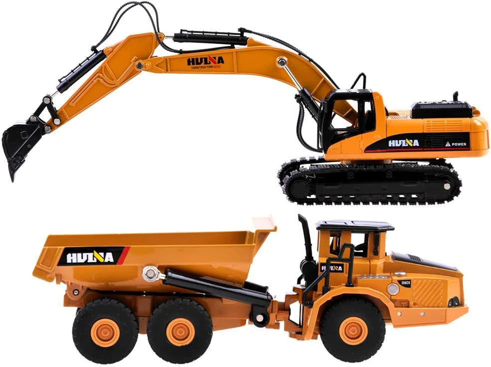 Jokomisiada Metal excavator + tipper set models ZA3910