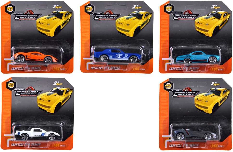 Jokomisiada Metalinis žaislinis automobilio spyruoklinis modelis 1:64 ZA4343