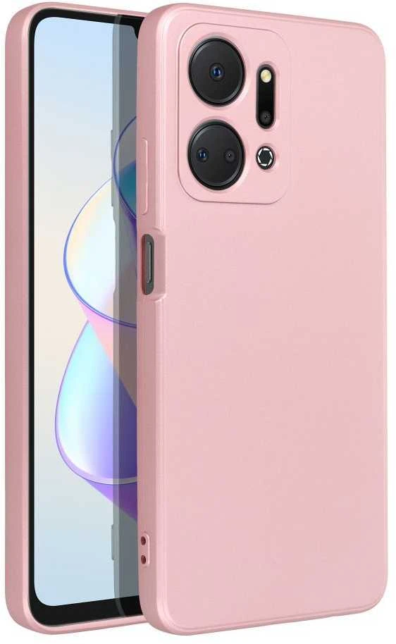 OEM dėklas, skirtas Honor X7A, metalinės rožinės spalvos