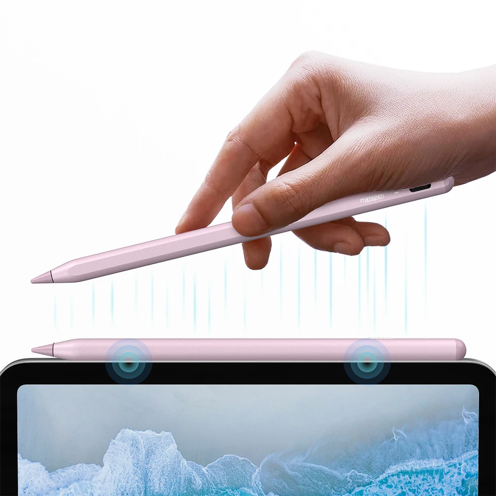 Metapen A8 Active Stylus for iPad USB-C - Rožinė