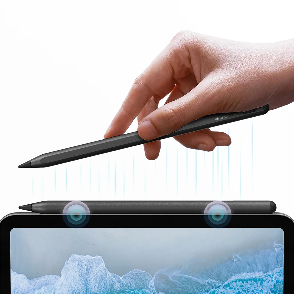 „Metapen A8“ aktyvus rašiklis iPad USB-C - Juodas