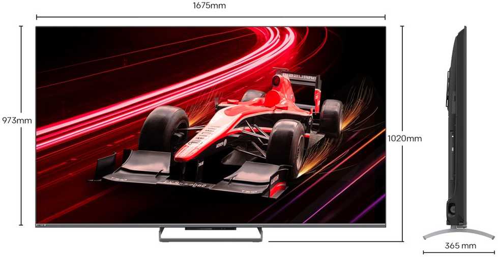 Televizorius METZ 75MQE8000Z 75" QLED 4K Ultra HD TV