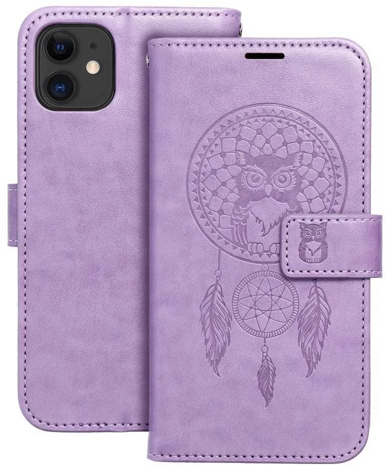Telefono dėklas Oem MEZZO Book skirtas Iphone 11, violetinės spalvos