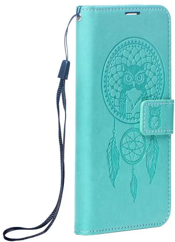 OEM atverčiamas dėklas iPhone 16 PLUS Mezzo Book dreamcatcher žalias