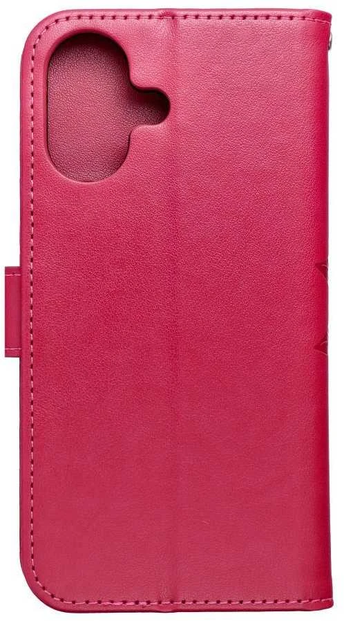 OEM atverčiamas dėklas iPhone 17 / 18 Mezzo Book mandala rausvai raudona