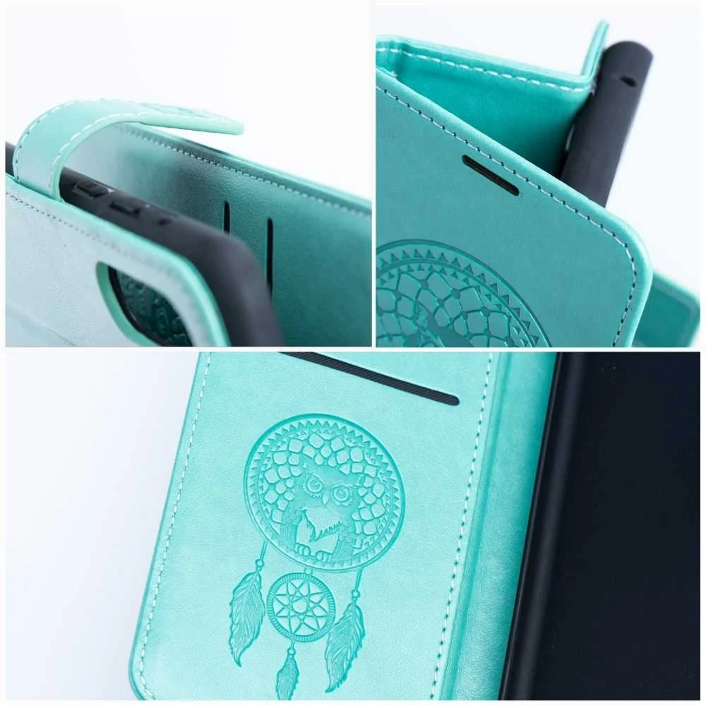 Forcell OEM atverčiamas dėklas iPhone 7 / 8 / SE 2020 / SE 2022 Mezzo Book dreamcatcher žalias