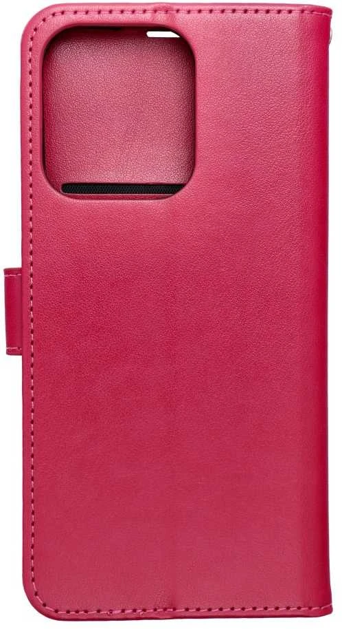 OEM atverčiamas dėklas Oppo Reno 14 / 14F Mezzo Book sapnų gaudyklės rausvai raudona spalva