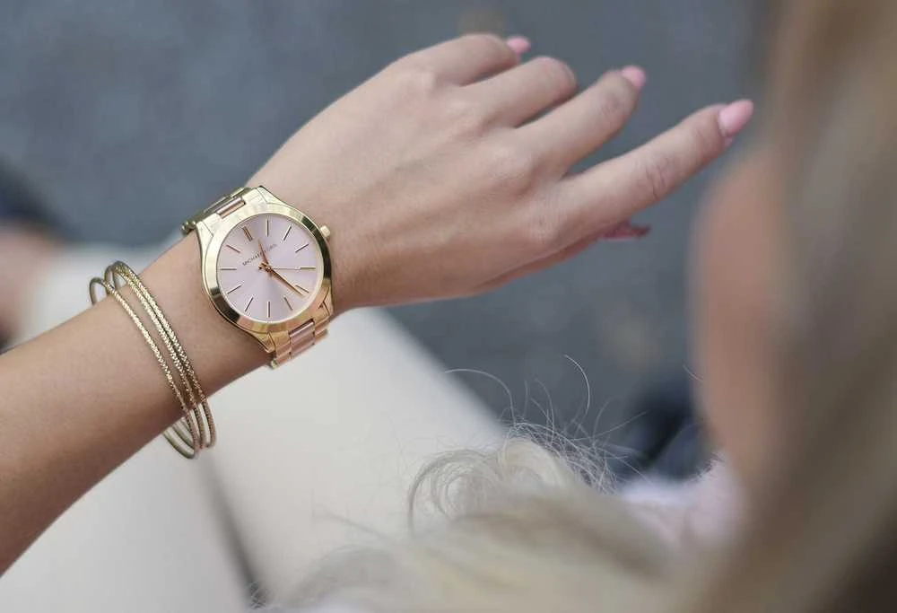 MICHAEL KORS MOTERIŠKAS LAIKRODIS MK3493 - SLIM RUNWAY (zm500k)