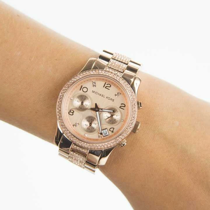 MICHAEL KORS MOTERIŠKAS LAIKRODIS MK5827 - RUNWAY (zm504d)