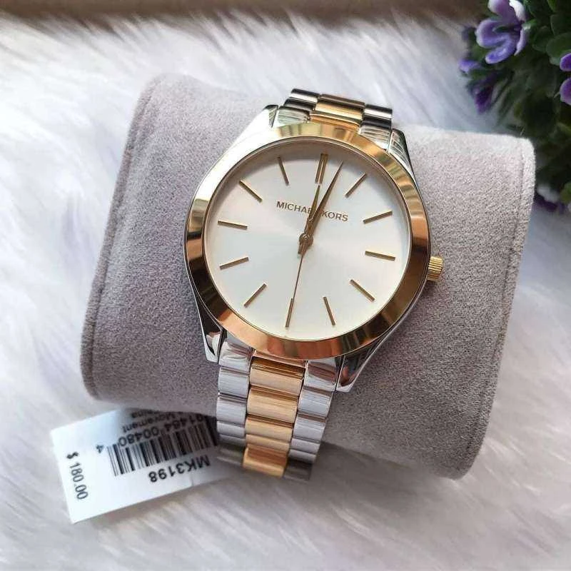 MOTERIŠKAS LAIKRODIS MICHAEL KORS MK3198 SLIM RUNWAY (zx690i)
