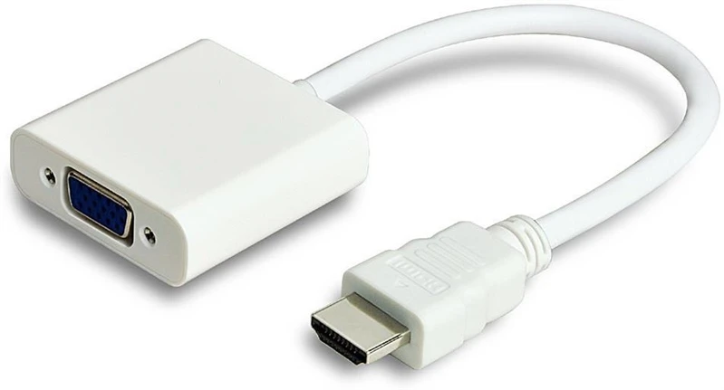 MicroConnect Adapteriai MICRO_CONNEC HDMI M, VGA F, 0.15m, baltas HDMVGA1