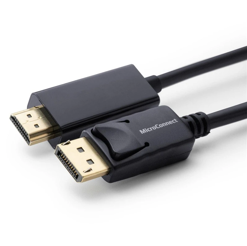 MicroConnect Port Kabelis MICRO_CONNEC HDMI M, Dipslay prievadas M, 2m, juodas