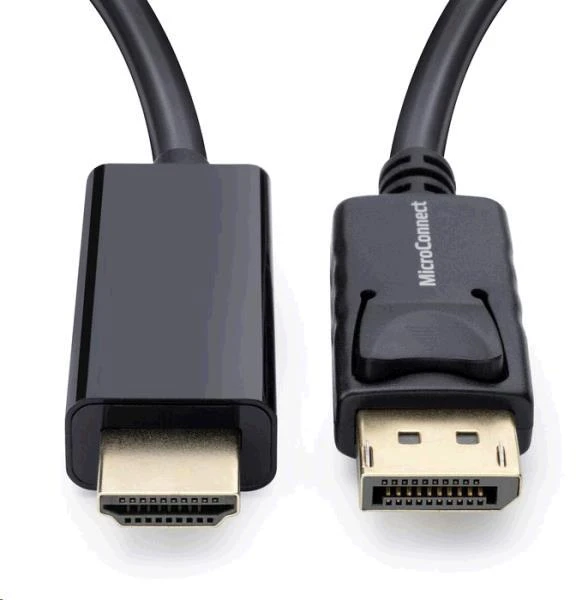 MicroConnect Port Kabelis MICRO_CONNEC HDMI M, Dipslay prievadas M, 2m, juodas