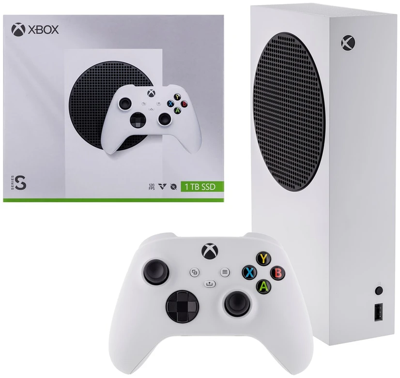 „Microsoft XBOX Series S“ – 1 TB „Wi-Fi“ Baltas