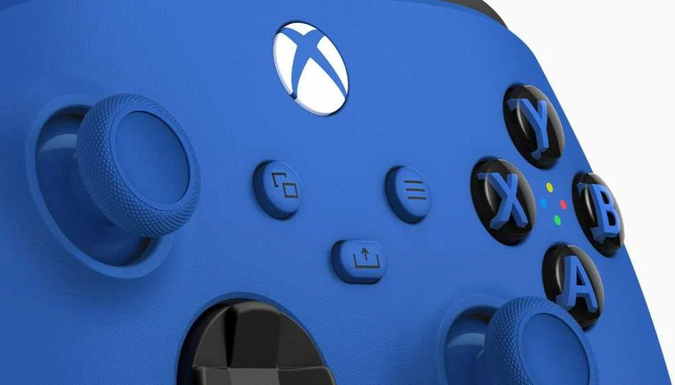 „Microsoft XBOX“ belaidis valdiklis „Mėlyna“ „Bluetooth“ / USB žaidimų pultas Analoginis / skaitmeninis „XBOX One“, „XBOX One S“, „XBOX One X“
