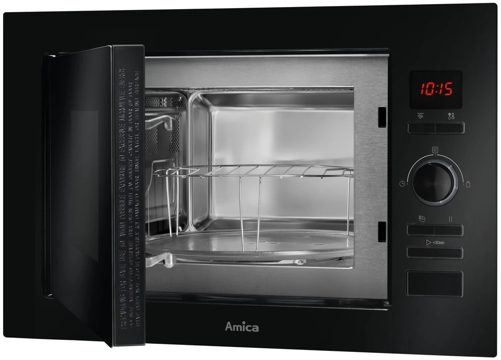 Amica AMMB25E3GB Built-in microwave orkaitė 25 L 900 W Juodas
