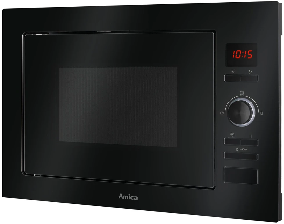 Amica AMMB25E3GB Built-in microwave orkaitė 25 L 900 W Juodas