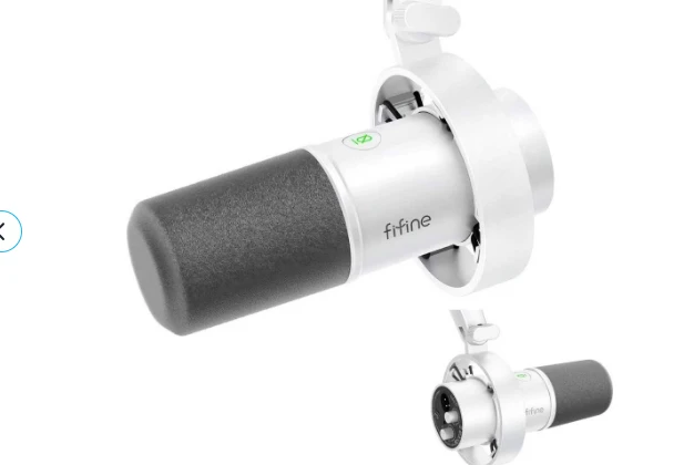 Mikrofonas dynamiczny Fifine K688W (balta)