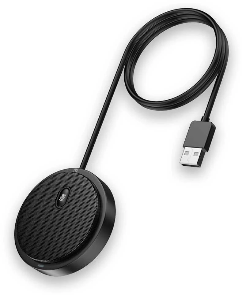 TECHLY daugiakryptis USB konferencijos mikrofonas su nutildymo mygtuku