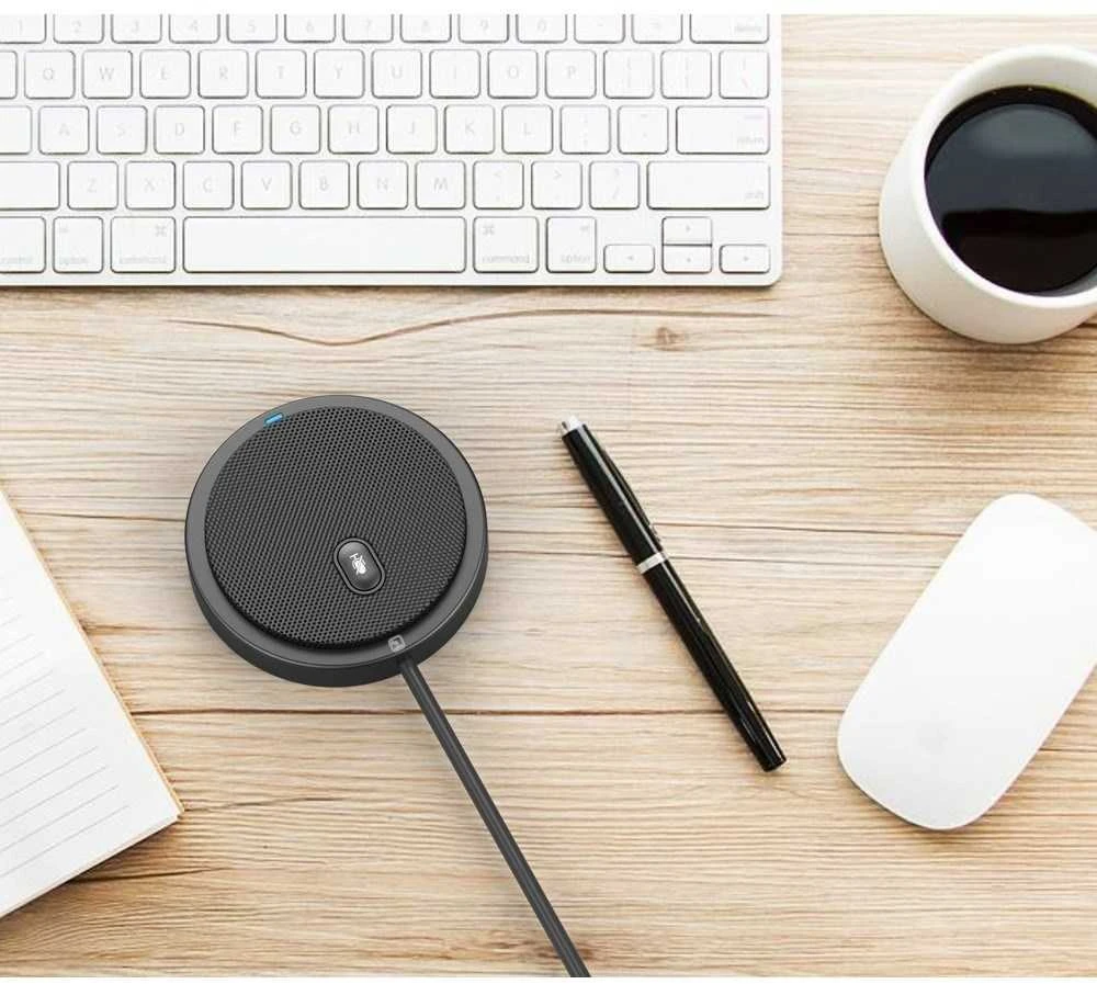 TECHLY daugiakryptis USB konferencijos mikrofonas su nutildymo mygtuku