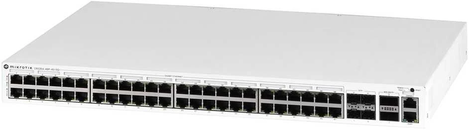 Maršrutizatorius MIKROTIK L5 48x 1GbE PoE jungtys 4x 10GbE SFP+ 2x 40Gbps QSFP+ 1U stovo montavimas