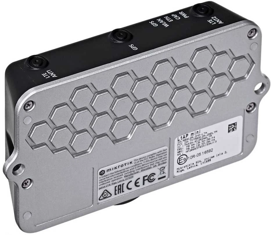Maršrutizatorius Mikrotik LtAP mini 54 Mbit/s Juodas