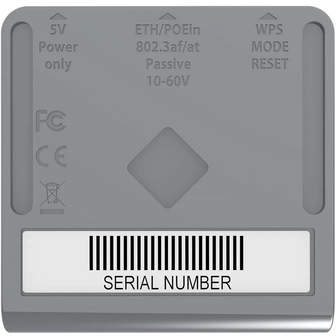 Maršrutizatorius Mikrotik „MicroTick“ | RBmAPL-2nD | „mAP lite“ | 802.11n | 150 Mbps | 10/100 Mbps | Ethernet LAN (RJ-45) jungtis 1 | MU-MiMO Ne | 12 min.