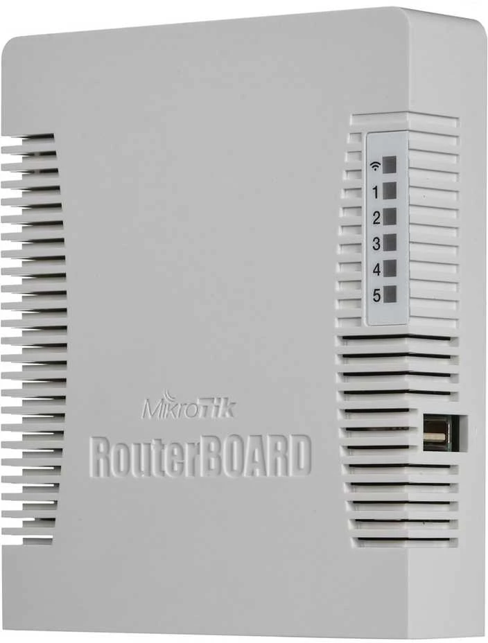 Šakotuvas Maršrutizatorius MikroTik RB951Ui-2HnD (xDSL (cable connector LAN), 2,4 GHz)