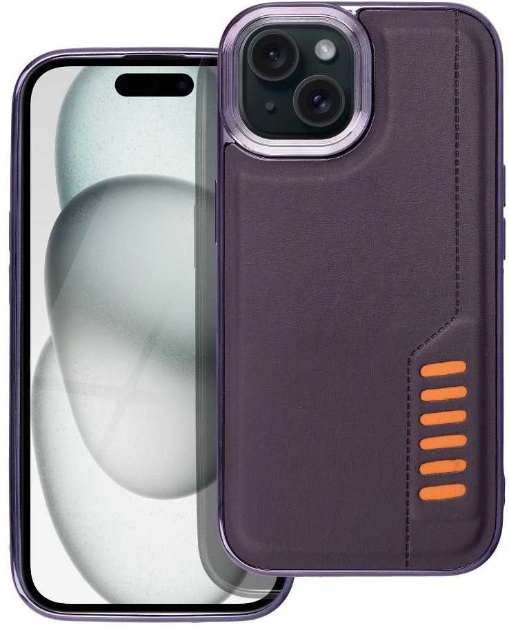 Dėklas Oem MILANO Case for IPHONE 15 dark violetinė