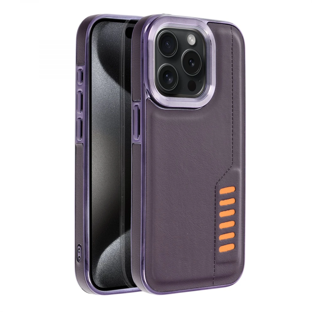 Dėklas Oem MILANO Case for IPHONE 15 Pro dark violetinė