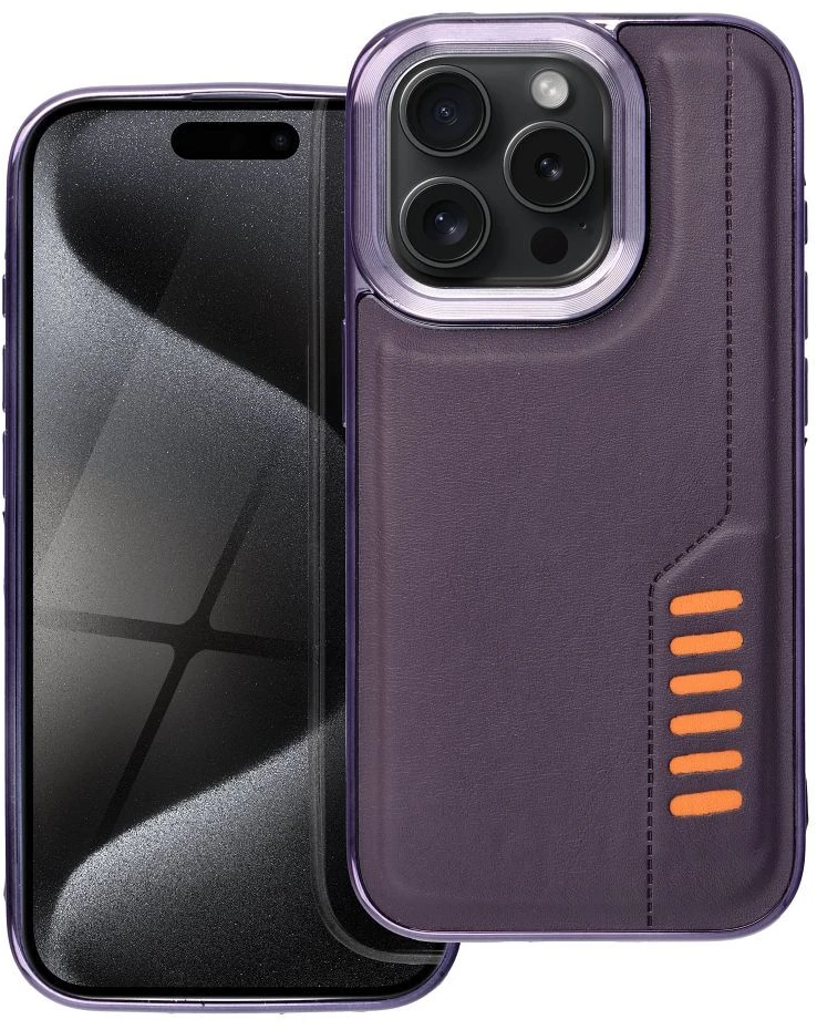 Dėklas Oem MILANO Case for IPHONE 15 Pro dark violetinė