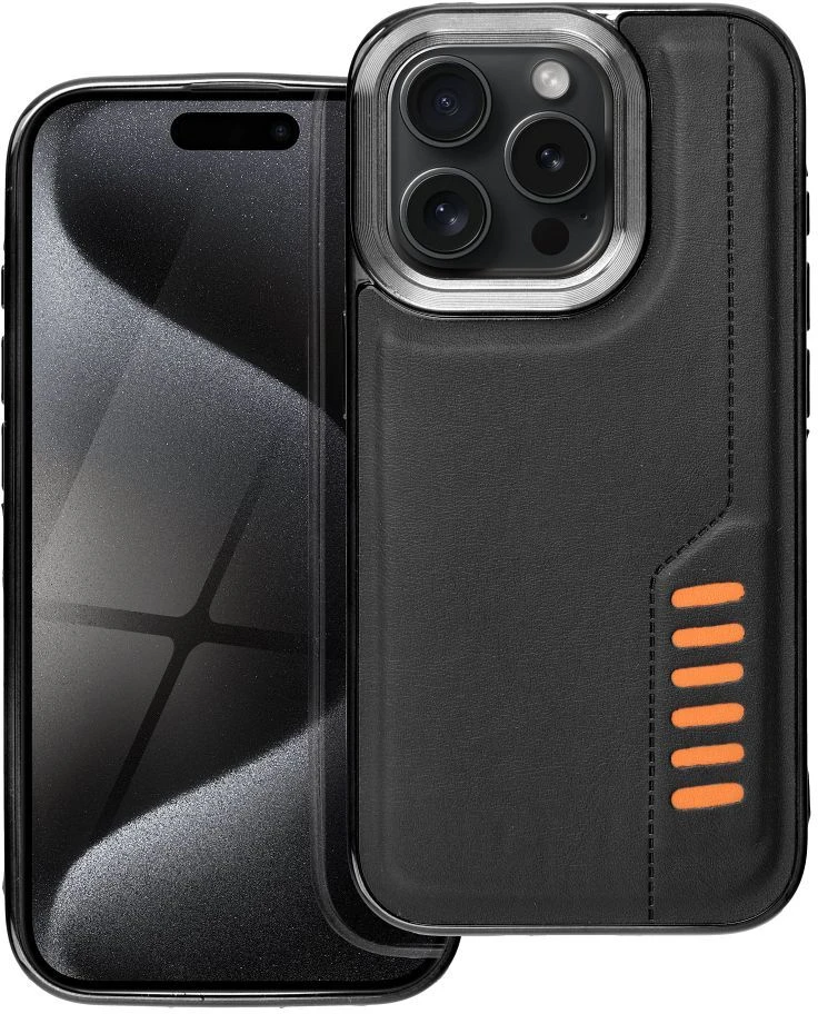 Dėklas Oem MILANO Case for IPHONE 15 Pro juodas