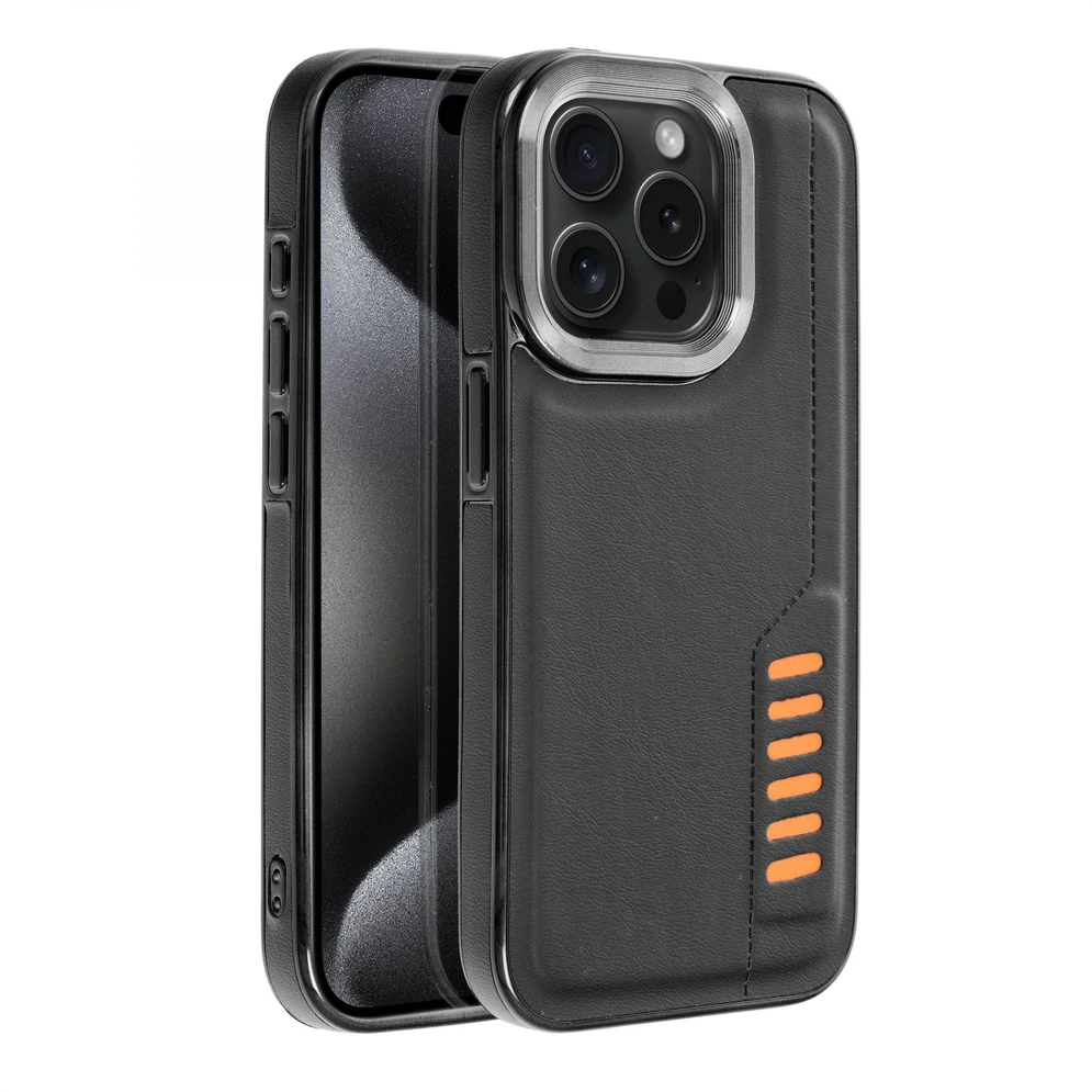 Dėklas Oem MILANO Case for IPHONE 15 Pro juodas