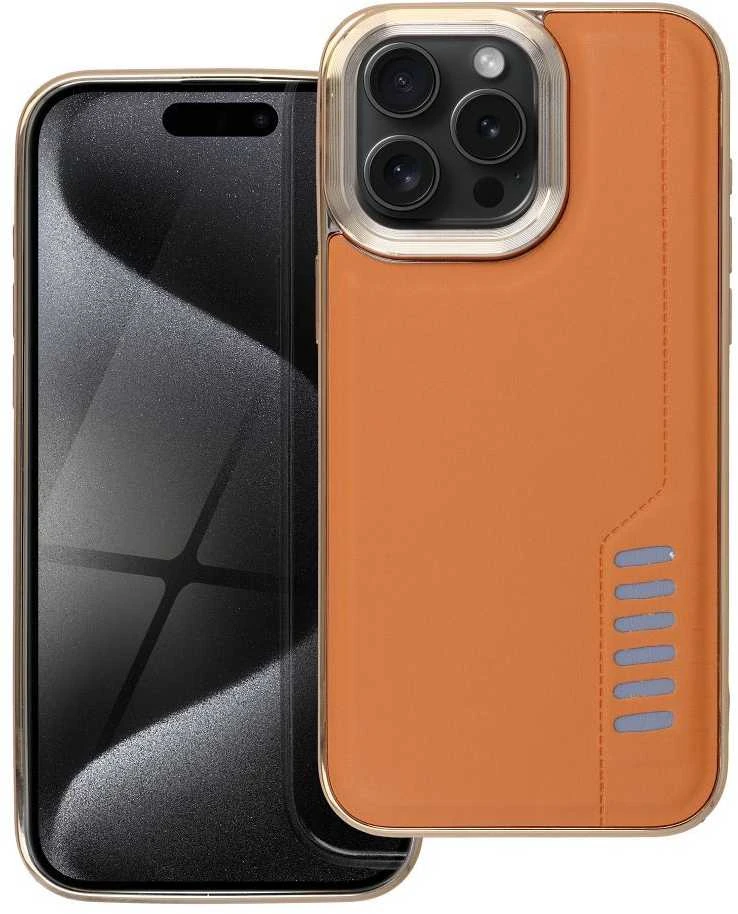 Dėklas Oem MILANO Case for IPHONE 15 Pro Max ruda