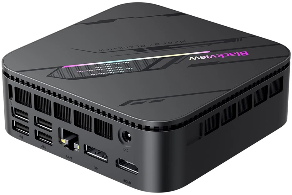 Mini PC Blackview MP100 Pro Ryzen 5 7430U 16GB SSD512 W11Pro pilkas