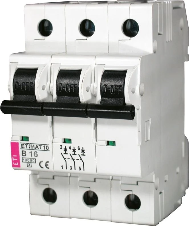 Automatinis jungiklis ETIMAT10, 3P, C, 10kA, 50 A