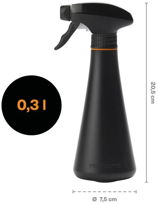 Purkštuvas, paprastasis Fiskars, plastikas, 0.3 l
