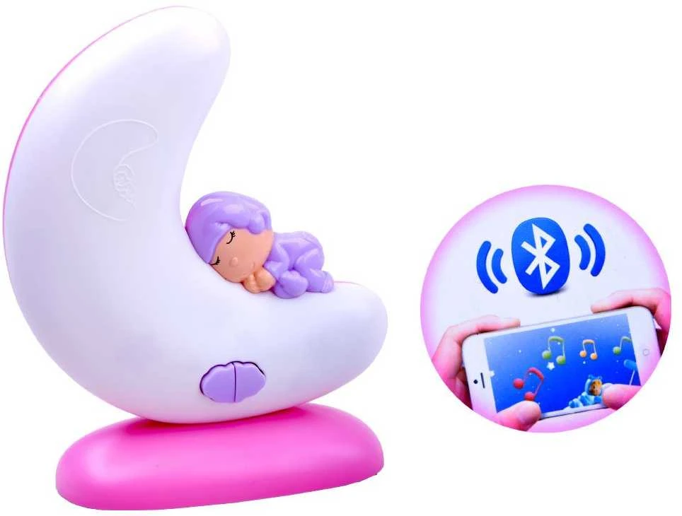 Jokomisiada 2in1 Muzikinė dėžutė + naktinė lempa kūdikiui "Bluetooth" ZA2645