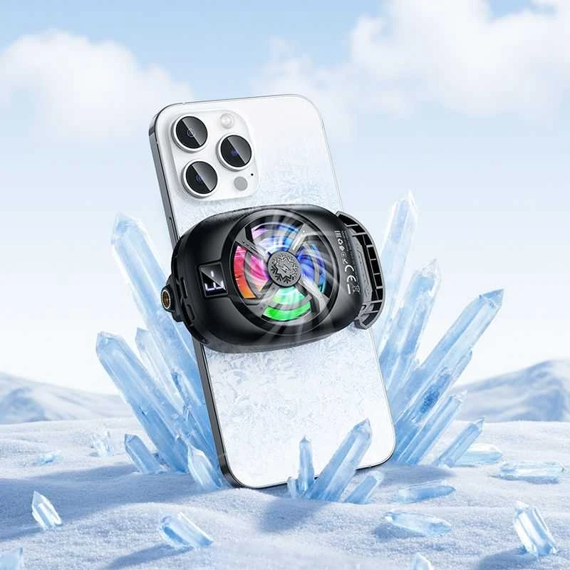Mobile phone fan cooler Hoco GM76 juodas