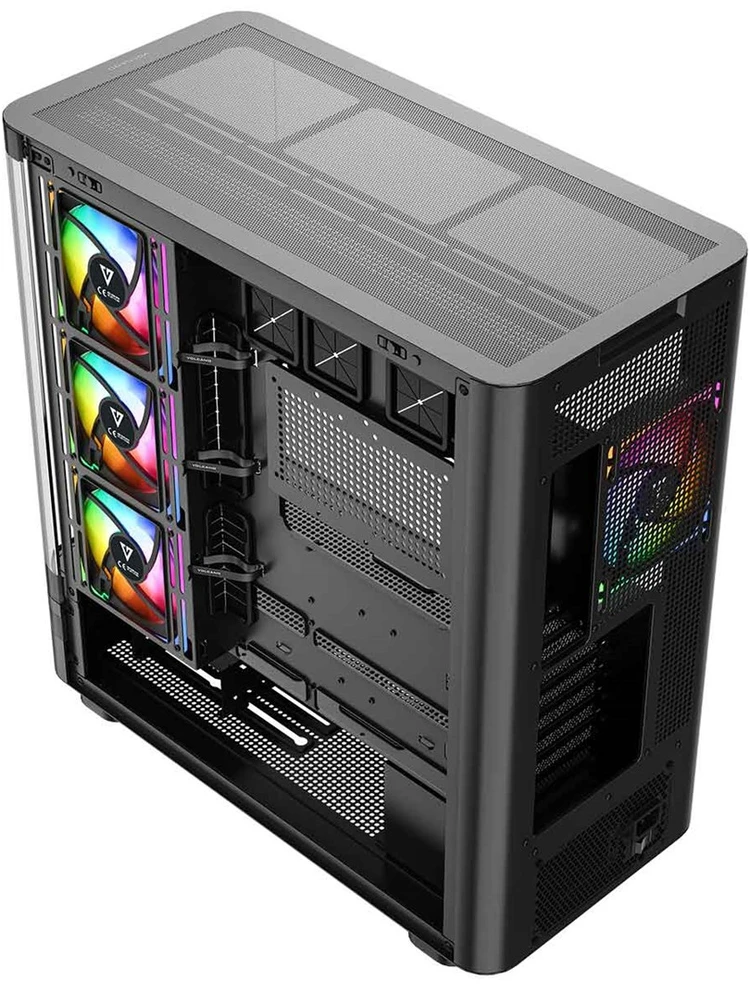 MODECOM Volcano Volcano AQ100 ARGB Midi Juodas