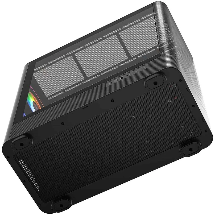 MODECOM Volcano Volcano AQ300 ARGB Midi Juodas