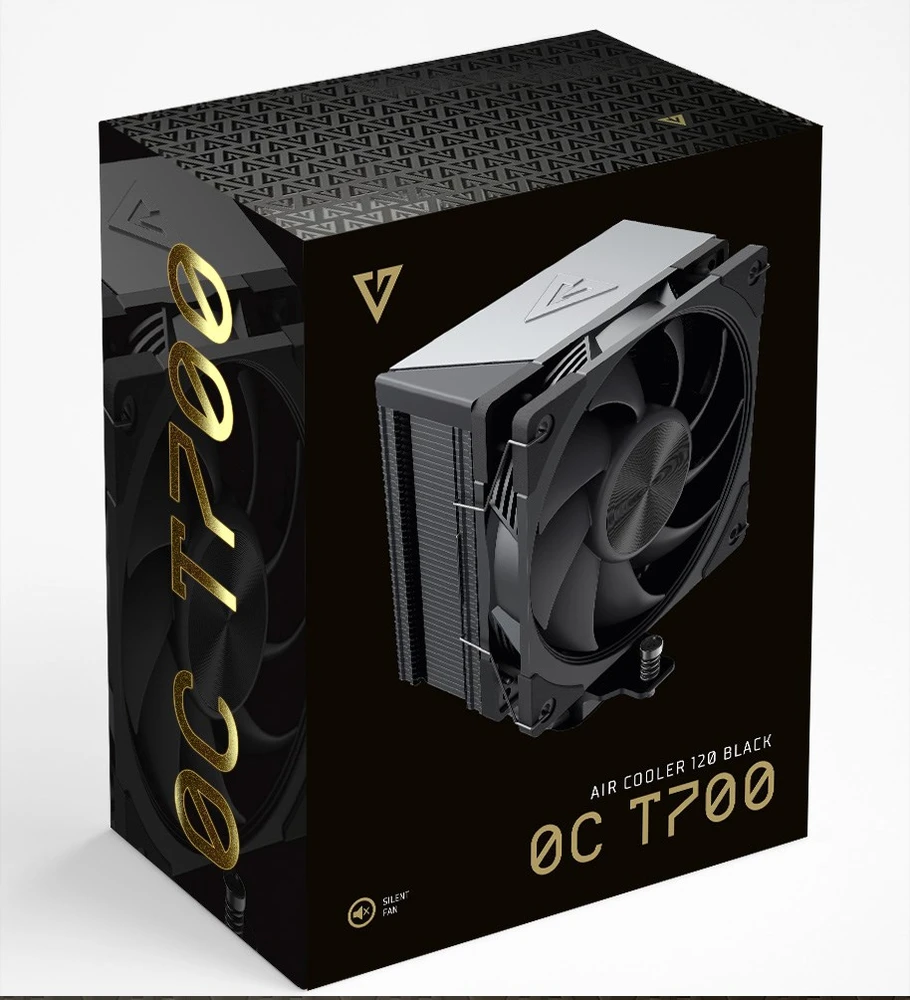 MODECOM Volcano 0C T700 Processor Oro vėsintuvas 12 cm Juodas