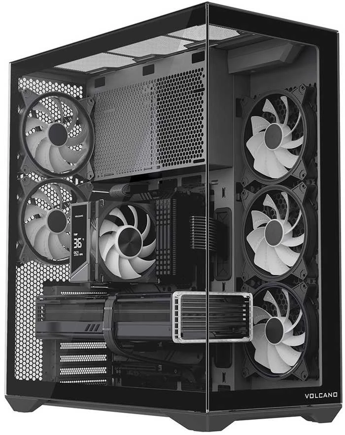 MODECOM Volcano SPACE XL ARGB FULL TOWER 5F Juodas