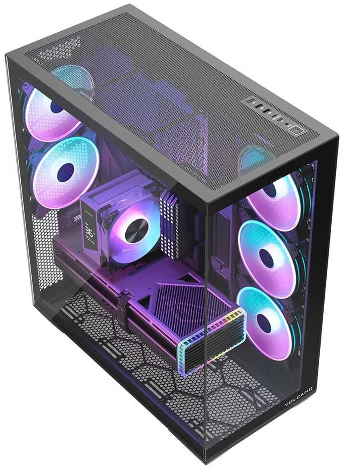 MODECOM Volcano SPACE XL ARGB FULL TOWER 5F Juodas