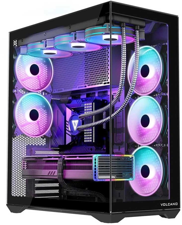 MODECOM Volcano SPACE XL FULL TOWER NF Juodas