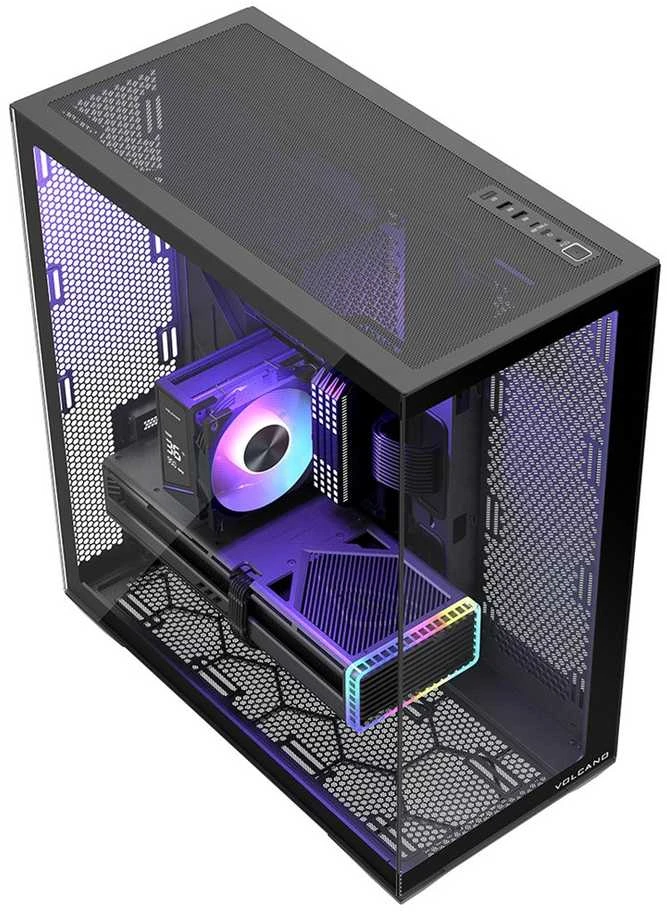 MODECOM Volcano SPACE XL FULL TOWER NF Juodas