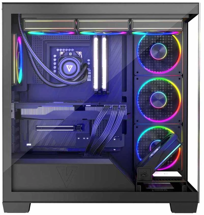 Modecom Volcano Stellar ARGB 5F juoda