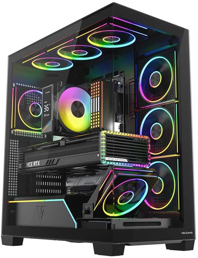 MODECOM VOLCANO STELLAR PLUS ARGB MIDI 5F Juodas