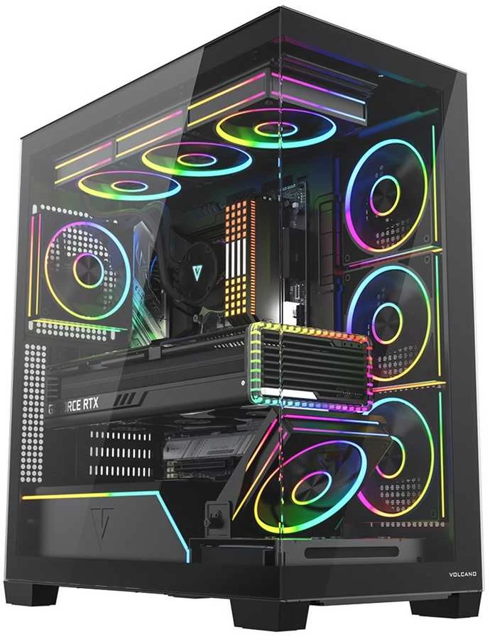MODECOM VOLCANO STELLAR PLUS ARGB MIDI 5F Juodas